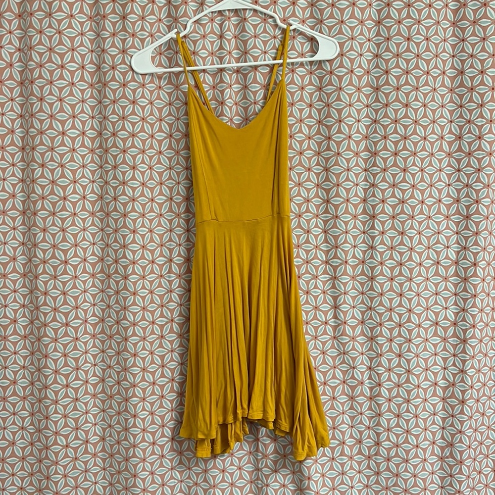 Mustard yellow flowy Sundress!!!